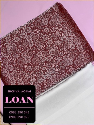 Vải áo dài gấm thun-GT 12688
