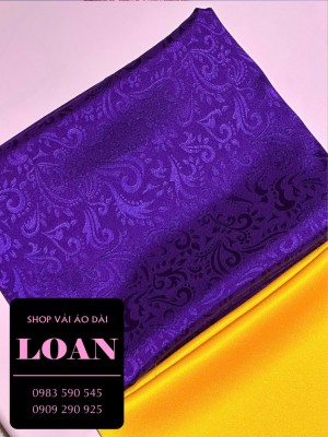 Vải áo dài gấm thun-GT 12690