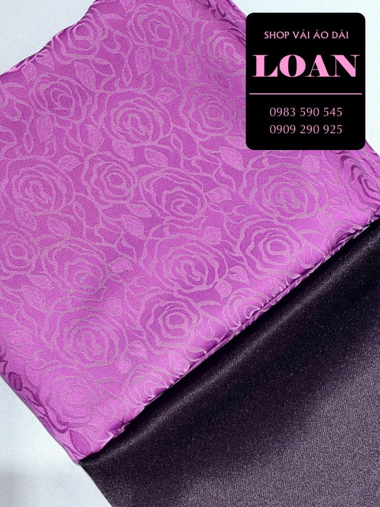 Vải áo dài tơ tằm Thái Tuấn