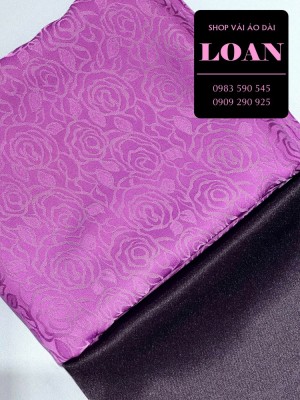 Vải áo dài tơ tằm Thái Tuấn-GT 12697