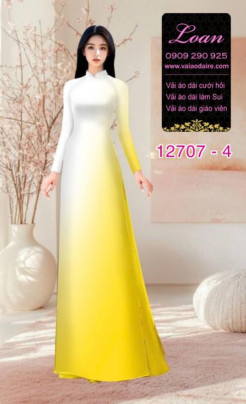 Vải áo dài loang màu (Ombre)