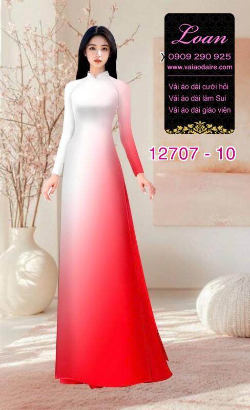 Vải áo dài loang màu (Ombre)