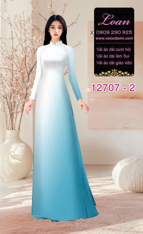 Vải áo dài loang màu (Ombre)