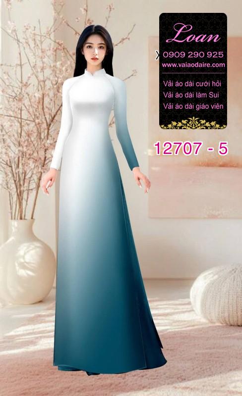 Vải áo dài loang màu (Ombre)