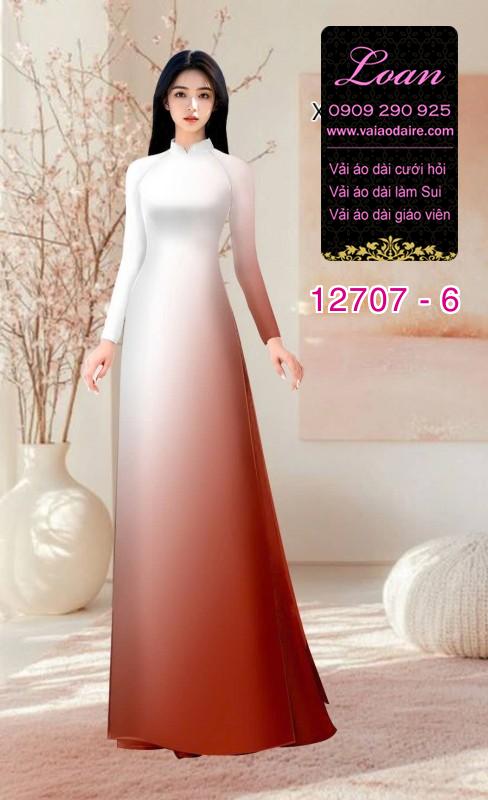 Vải áo dài loang màu (Ombre)