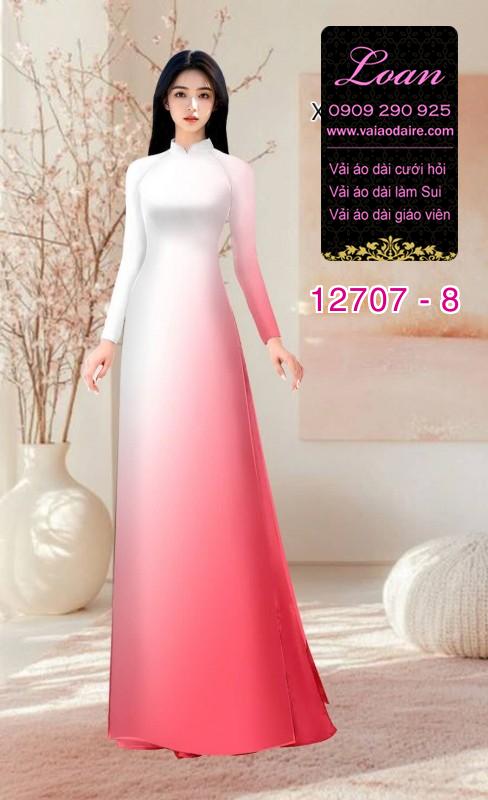 Vải áo dài loang màu (Ombre)