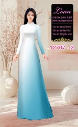 Vải áo dài loang màu (Ombre)