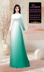 Vải áo dài loang màu (Ombre)