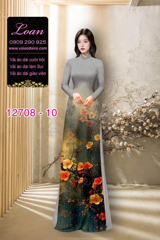 Vải áo dài lụa Nano in 3D