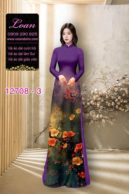 Vải áo dài lụa Nano in 3D