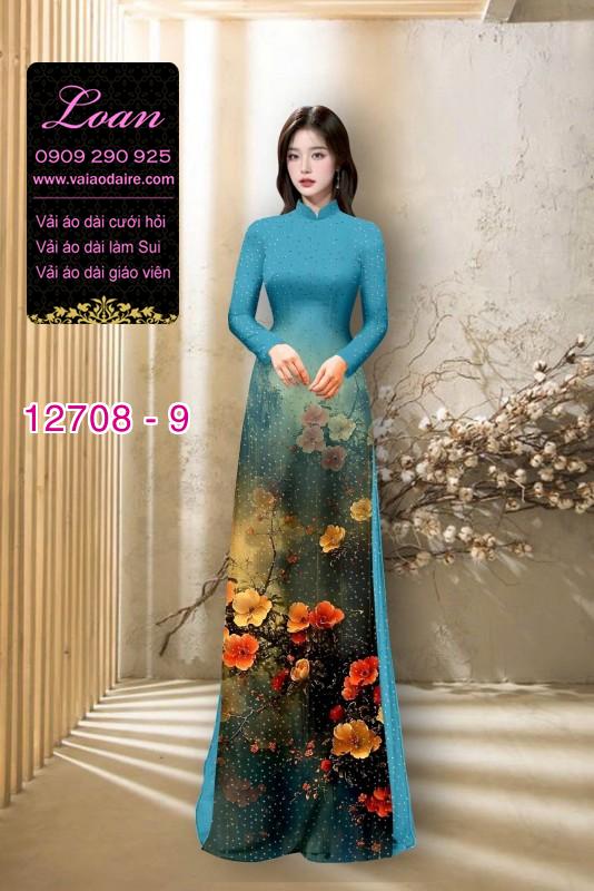 Vải áo dài lụa Nano in 3D