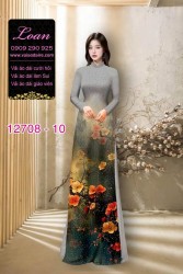 Vải áo dài lụa Nano in 3D