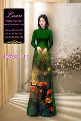 Vải áo dài lụa Nano in 3D