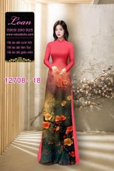 Vải áo dài lụa Nano in 3D