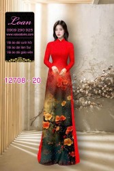 Vải áo dài lụa Nano in 3D