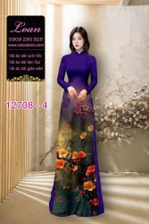 Vải áo dài lụa Nano in 3D