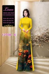 Vải áo dài lụa Nano in 3D