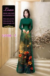 Vải áo dài lụa Nano in 3D