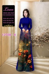 Vải áo dài lụa Nano in 3D