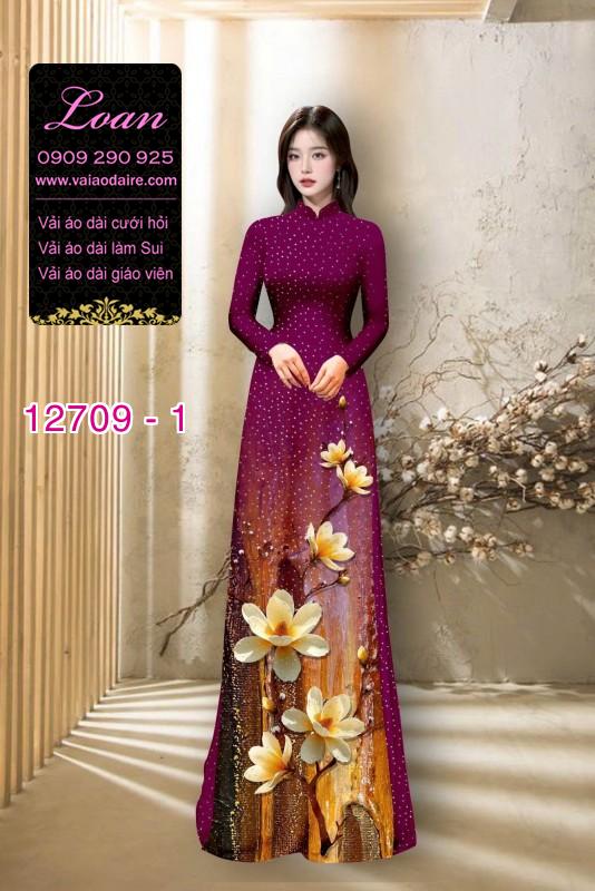 Vải áo dài lụa Nano in 3D