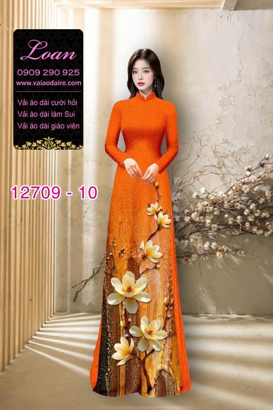 Vải áo dài lụa Nano in 3D