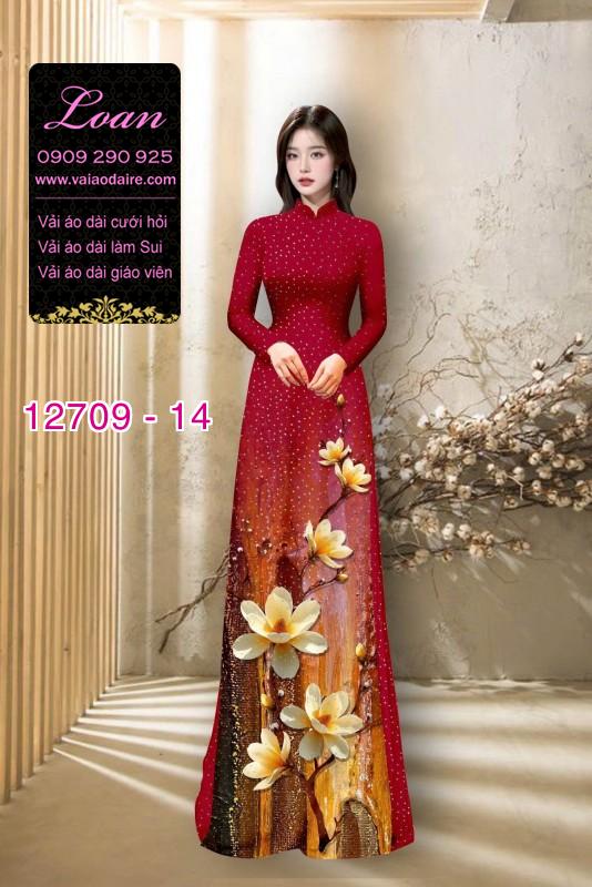 Vải áo dài lụa Nano in 3D