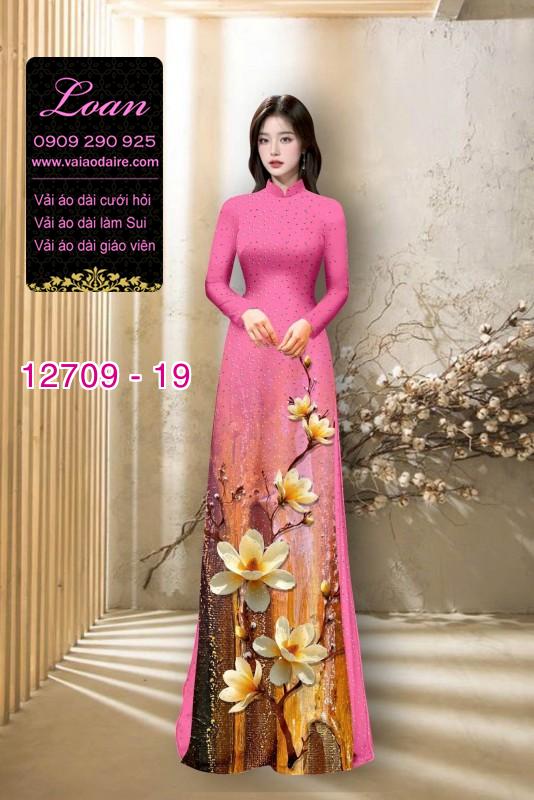 Vải áo dài lụa Nano in 3D