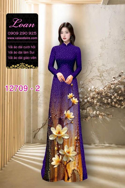 Vải áo dài lụa Nano in 3D