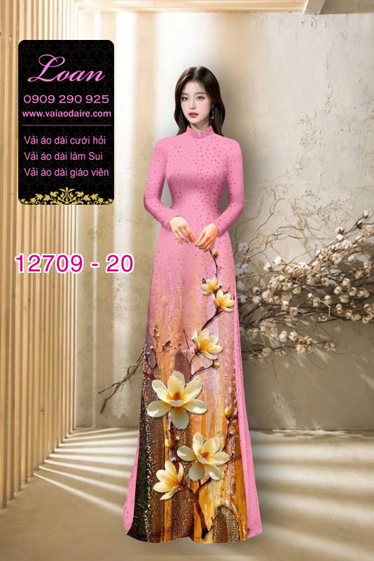 Vải áo dài lụa Nano in 3D