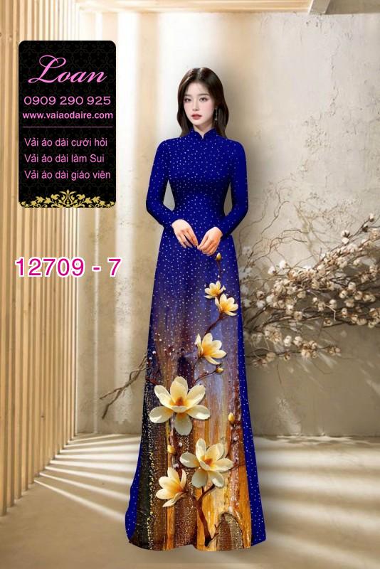 Vải áo dài lụa Nano in 3D