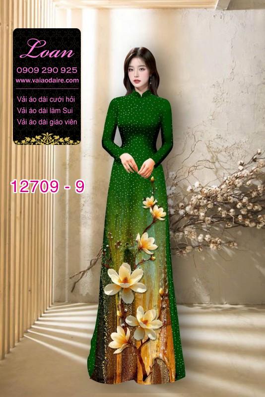 Vải áo dài lụa Nano in 3D