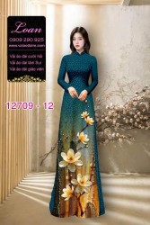 Vải áo dài lụa Nano in 3D