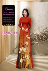 Vải áo dài lụa Nano in 3D