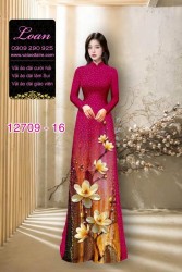 Vải áo dài lụa Nano in 3D