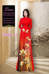 Vải áo dài lụa Nano in 3D