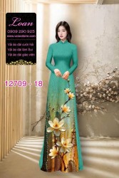 Vải áo dài lụa Nano in 3D