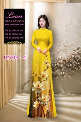 Vải áo dài lụa Nano in 3D