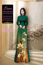 Vải áo dài lụa Nano in 3D