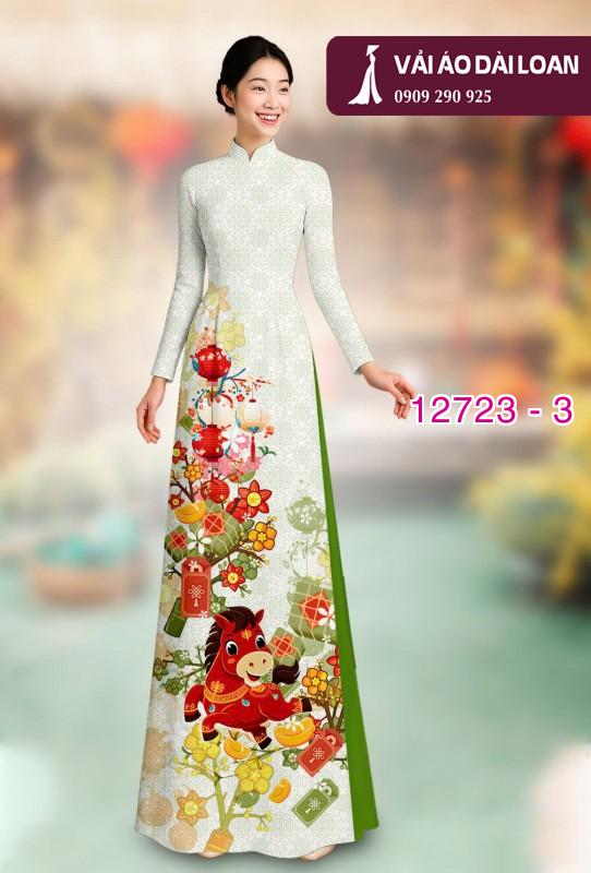 Vải áo dài tết bính ngọ 2026
