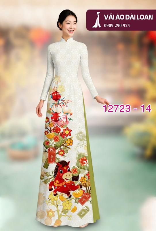 Vải áo dài tết bính ngọ 2026