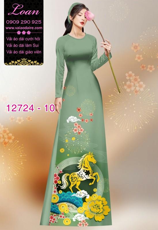 Vải áo dài tết bính ngọ 2026