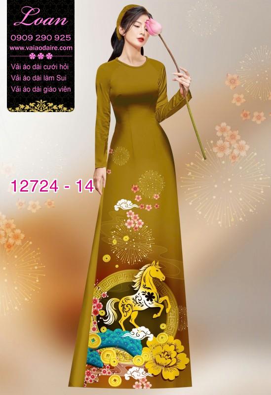 Vải áo dài tết bính ngọ 2026