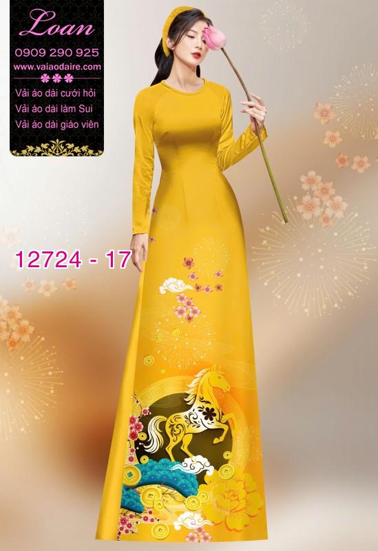 Vải áo dài tết bính ngọ 2026