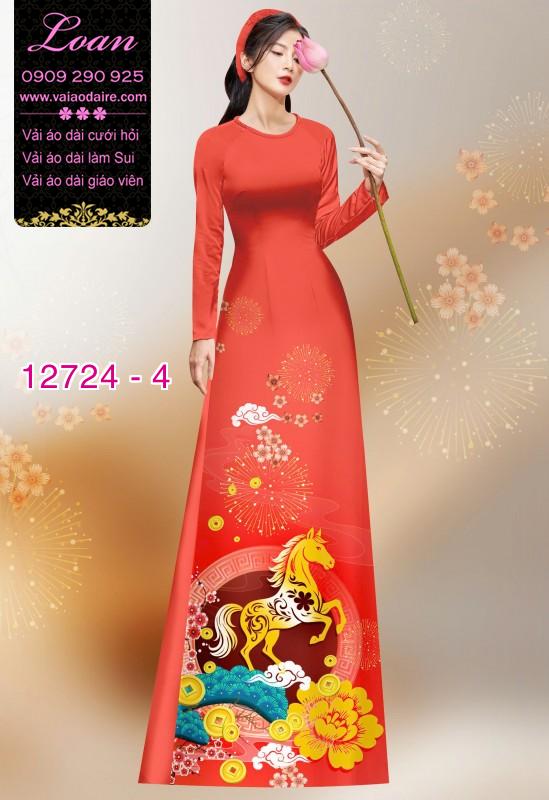 Vải áo dài tết bính ngọ 2026