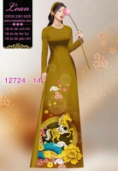 Vải áo dài tết bính ngọ 2026