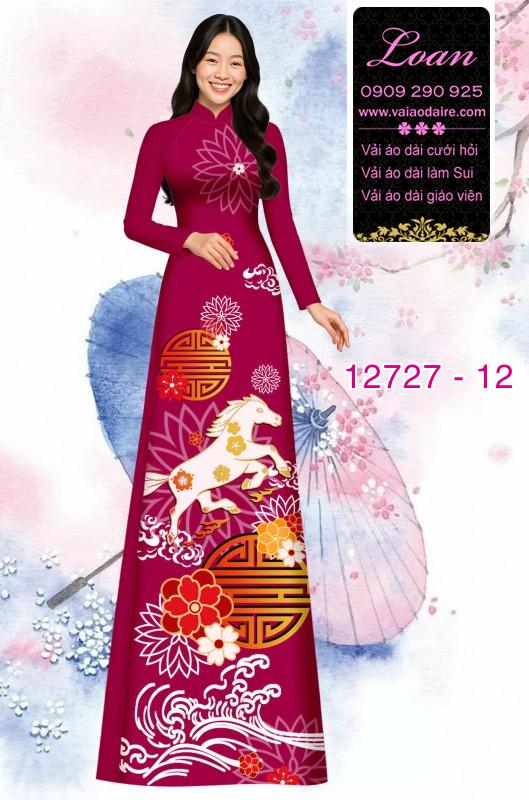 Vải áo dài tết bính ngọ 2026