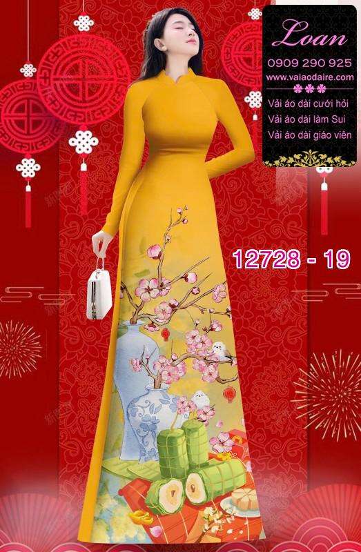 Vải áo dài tết bính ngọ 2026