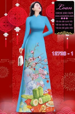 Vải áo dài tết bính ngọ 2026-DT 12728