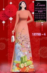 Vải áo dài tết bính ngọ 2026