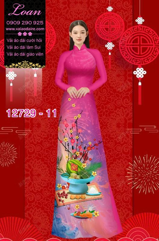 Vải áo dài tết bính ngọ 2026